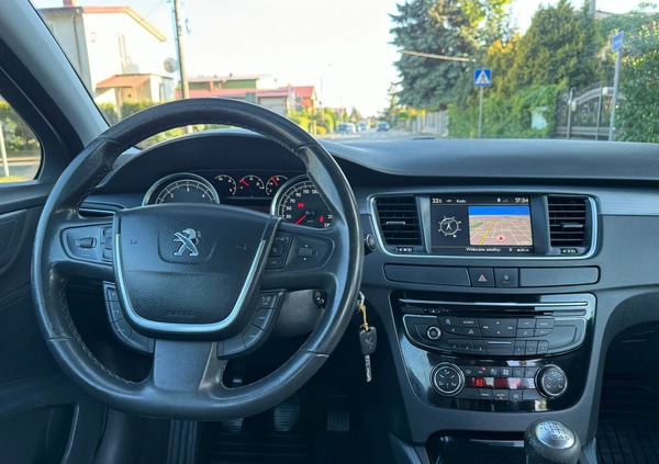 Peugeot 508 cena 29900 przebieg: 215250, rok produkcji 2013 z Płock małe 596